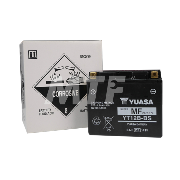 Yuasa แบตเตอรี่แห้ง YT12B-BS By Motofiix