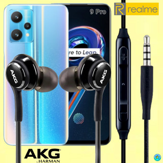 หูฟัง สมอลทอล์ค Realme 3.5 mm In-Ear เรียลมี 9 Pro อินเอียร์ เสียงดี เบสหนัก สายถัก รีโมทเล่น-หยุดเพลง-เพิ่ม-ลดระดับเสีย