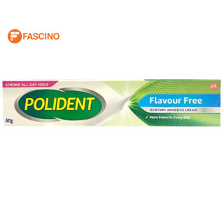 POLIDENT  โพลิเดนท์ ครีมติดฟันปลอม สูตร FLAVOUR FREE 60g