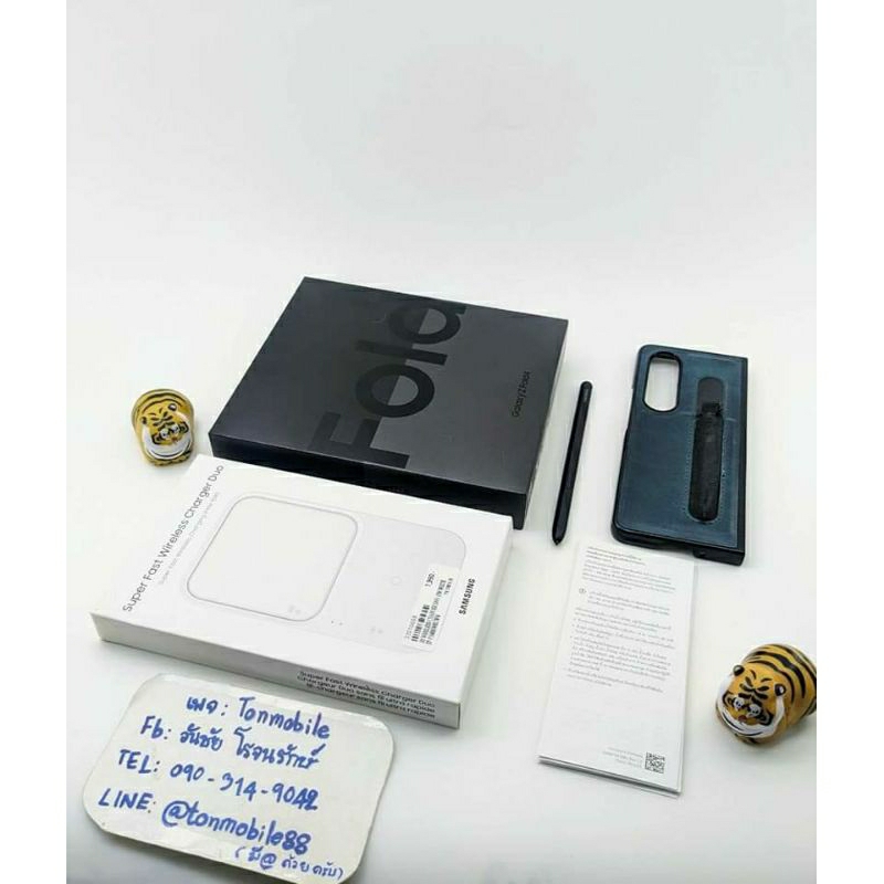 ขาย / เทิร์น Samsung Galaxy Z Fold 4 Black 512 Gb อุปกรณ์ครบยกกล่อง พร้อมใบเสร็จรับเงิน แถมที่ชาร์จไร้สาย เคส และปากกา