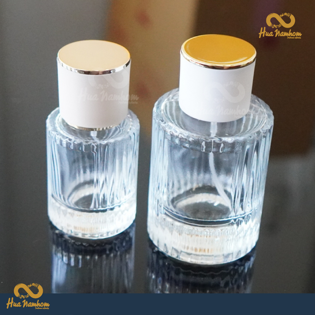 ขวดสเปรย์ ทรงโคเอ้กลม ฝาครีม ปริมาณบรรจุ 30-50ml