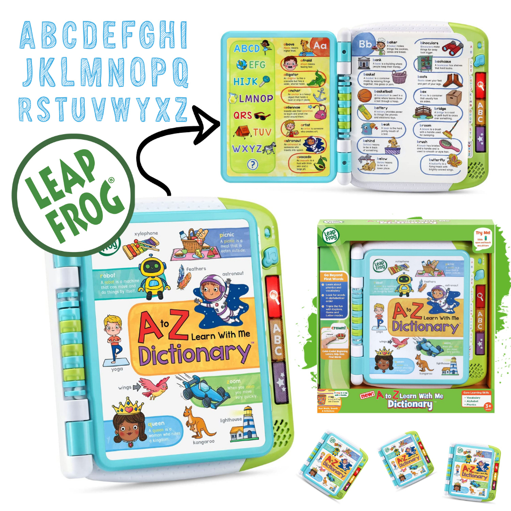 หนังสือกิจกรรมก่อนวัยเรียน LeapFrog A-Z Learn with Me Dictionary