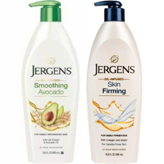 โลชั่น JERGENS OIL - INFUSED มี 2 กลิ่นให้เลือก ปริมาณ 496 ml.