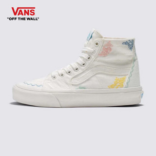 VANS SK8-HI TAPERED - LINEN BLOSSOM CLOUD DANCER รองเท้า ผ้าใบ VANS ชาย หญิง