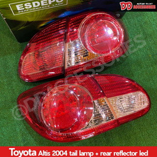 ไฟท้าย altis 2001 2002 2003 2004 2005 2006 2007 สีแดง LED ลายปี 2004 ขายยกชุด Depo ลดราคา พิเศษ