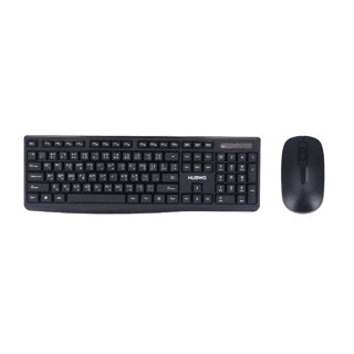 WIRELESS KEYBOARD &amp; MOUSE (คีย์บอร์ดและเมาส์ไร้สาย) NUBWO VIRGO WIRELESS NKM-625 (BLACK)