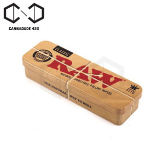 Raw Cone caddy กล่องเหล็ก Raw Metal Tin Case Raw paper case 110mm กล่องเหล็ก Raw