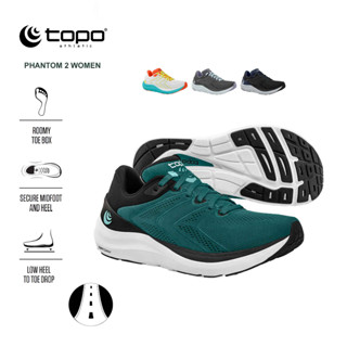 TOPO ATHLETIC ROAD PHANTOM 2 WOMENS RUNNING SHOES รองเท้าวิ่งถนน กีฬา สำหรับผู้หญิง