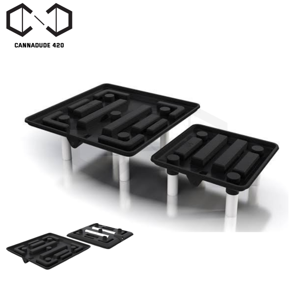 Run Off Tray ถาดรองกระถางต้นไม้ พร้อมระบบเดรนน้ำออก พร้อมขาตั้ง มีสองขนาดให้เลือก 15.5