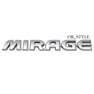 โลโก้ MIRAGE มิราจ ขนาด 15.5x2cm