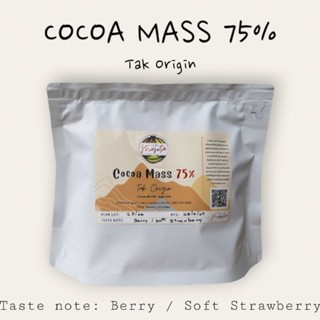 Cocoa Mass (โกโก้แมส) แบบหั่นแล้ว​ 250 กรัม​ Tak Origin