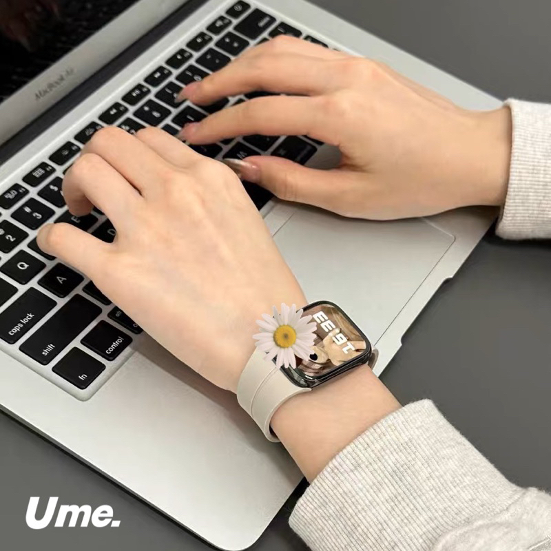 Lockยาง สายนาฬิกา watch ultra10 9 8 7 6  5 4 3 สายนาฬิกา smart watch ปรับง่าย 41/44/45/49/46mm  smart watch strap