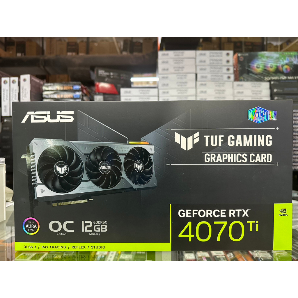 VGA (การ์ดแสดงผล) ASUS TUF GAMING GEFORCE RTX 4070 TI 12GB GDDR6X OC EDITION