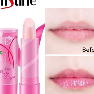Mistine Pink Magic Lip  มิสทิน พิงค์ เมจิก ลิป พลัส ซีบี-ทู-สตอเบอรี่