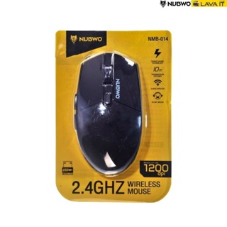 เมาส์ไร้สาย ไร้เสียง ยี่ห้อNUBWO 2.4GHZ WIRELESSMOUSE