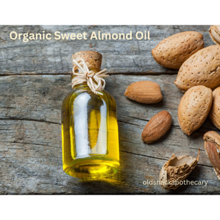 Organic Cold-pressed Sweet Almond Oil 30 ml ออร์แกนิคสวีทอัลมอนด์ออยล์สกัดเย็น สำหรับผิวและเส้นผม