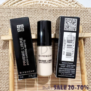 ของแท้100%_Givenchy  Prisme Libre Skin-Caring Matte Foundation ขนาด 5 ml