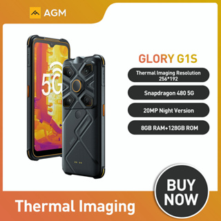 AGM GLORY G1S Thermal Imaging 5G Rugged Smartphone 8+128G Android 11 5500MAH Cellphone Global Version IP68/69K