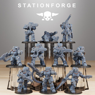 Warhammer 40k proxy Socratis Exterminators - 3d print miniature boardgame model war game - StationForge