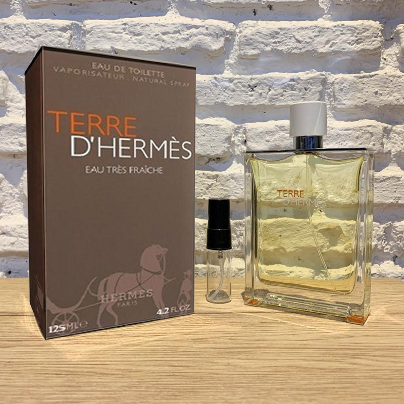 Terre D' Hermes Eau Tres Fraiche น้ำหอมแท้แบ่งขาย 2ml 5ml 10ml