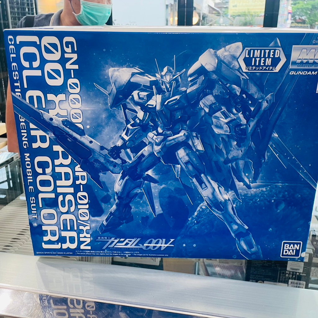 Bandai MG OO XN Raiser (Clear Color) 4573102613936 (Plastic Model) ครบกล่อง