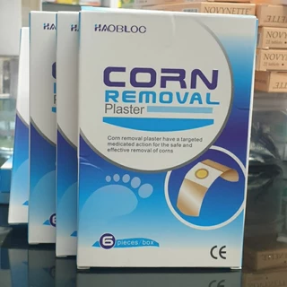 พลาสเตอร์แปะหูด ตาปลา -Corn Removal plaster กล่องละ 6 ชื้น พลาสเตอร์