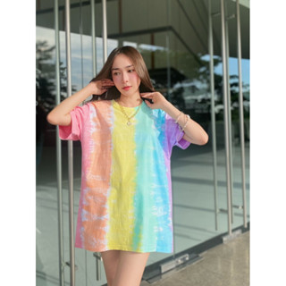 เสื้อมัดย้อม สีพาสเทล ใส่ได้ทั้งครอบครัว (Colorful Bars คัลเลอร์ฟูบาร์)