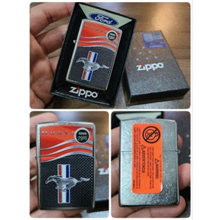 Zippo Ford Mustang - Street Chrome ✅️แท้ USA✅️(ปี2023)ของใหม่ ไม่เคยผ่านการใช้งาน พิจารณาภาพและVDO ก่อนตัดสินใจคะ