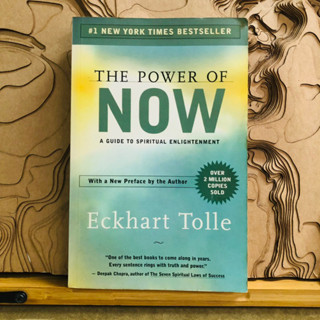 ข014 #1 NEW YORK TIMES BESTSELLER THE POWER OF NOW A GUIDE TO SPIRITUAL ENLIGHTENMENT OVER 2 MILLION COPIES SOLD