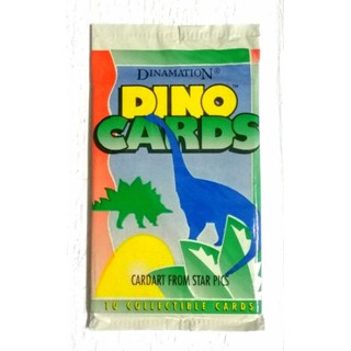 (Sealed Pack) ซองสุ่มการ์ดไดโนเสาร์ STAR PICS DINO COLLECTIBLE CARDS