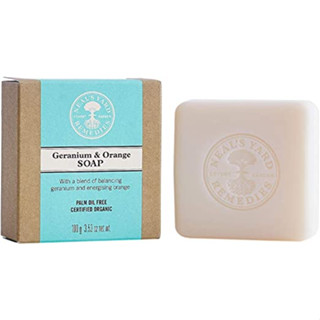 NEALS YARD REMEDIES Geranium &amp; Orange Soap Soap 100g (x 1) [ส่งตรงจากญี่ปุ่น]