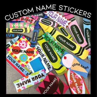 custom name stickers