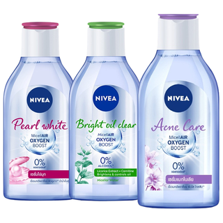 400 มล มล. นีเวีย ไมเซล่า เช็ดเครื่องสำอาง แอคเน่ แคร์ เมคอัพ เคลียร์ NIVEA Acne Care Make Up Clear Micellar Water