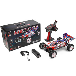 รถบังคับวิทยุWLtoys124008 มอเตอร์บัตรเลทความเร็ว60km/h+ 4WD RTR1:12 2.4GHz แบตเตอรี่ชาร์จอุปกรณ์พร้อมเล่น