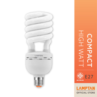 [Clearance Sale] LAMPTAN หลอดไฟกำลังวัตต์สูง Compact Spiral High Watt ขั้ว E27 45W