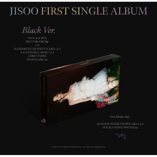 พร้อมส่ง​Jisoo first single album Black ver#ของแท้100%#แถมโปสเตอร์​ด้วยค่ะ