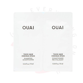 [พร้อมส่ง] *ขนาดทดลอง* OUAI Thick Hair / Fine Hair Shampoo &amp; Conditioner Duo 10 ml