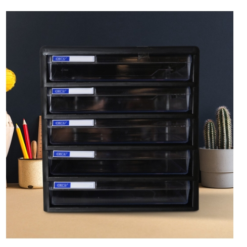 ORCA ตู้เอกสาร รุ่น TCB-5 โครงขาว 5 ชั้น ใส่กระดาษ A4 ได้ ตู้เอกสารสำนักงาน ตู้เอกสารa4 ตู้เอกสารลิ้นชัก