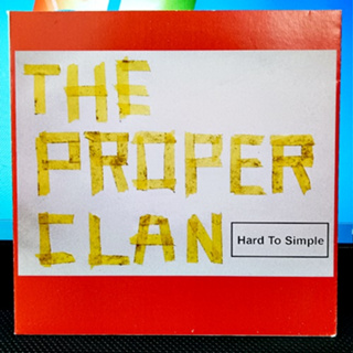 CD ซีดีเพลงไทย The Proper Clan - Hard to simple  ( New CD  ) 2016