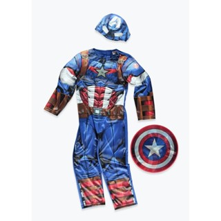 ชุดคอสตูม กัปตันอเมริกา จากอังกฤษ :  Kids Marvel Captain America  Costume