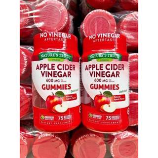 วิตามิน Nature’s truth Apple Cider Vinegar Gummies 600 mg. 75 Gummies