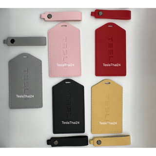 Key Card Holder Cover Leather พวงกุญแจใส่คีย์การ์ด สำหรับ Tesla