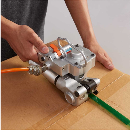 เครื่องรัดกล่อง แพ็คของ ต่อปั๊มลม packaging strapping เครื่องแพ็คกิ้งต่อปั้มลม สายรัดPPระบบมือถือ🚩 ม