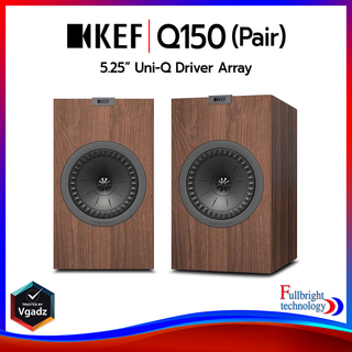 KEF Q150 (PAIR) Bookshelf Speaker ลําโพงบุ๊คเชลล์ ขนาด 5.25 นิ้ว 2 ทาง 100 วัตต์ รับประกันศูนย์ไทย 1 ปี (ราคาต่อคู่)