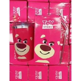 🎈พร้อมส่ง แก้วเยติเก็บความเย็น ลายการ์ตูนลิขสิทธิ์ หมี🐻Toystory สุดน่าร๊าก💋 พร้อมหลอดแสตนเลส🥤