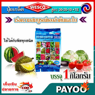 บรรจุ 1 กิโลกรัม WESCO ปุ๋ย ปุ๋ยเกล็ด เวสโก้ 🛒มีหลายสูตรให้เลือก🛒