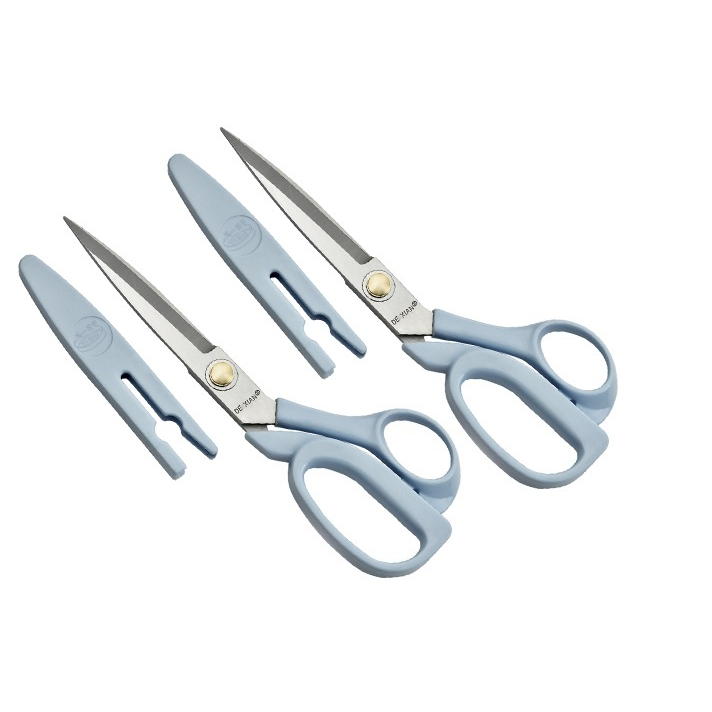 กรรไกร DE XIAN ขนาด 9นิ้ว ใบมีด stainless steel ใช้ได้ทั้งตัดผ้าหรือตัดกระดาษ แพ็ค 2 อัน