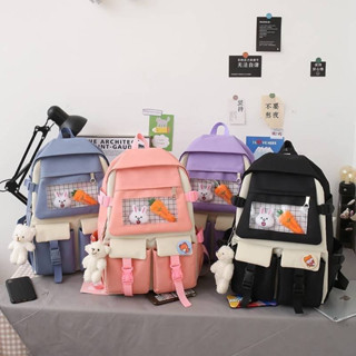 พร้อมส่ง❤️ กระเป๋าเป้จัมโบ้ 4 ชิ้น