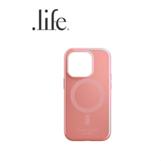 KATE SPADE เคส High Gloss Protective Hardshell สำหรับ IPhone 14 Pro , Pro Max สี Grapefruit รองรับ MagSafe by Dotlife