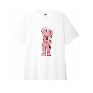 PROSPER - KAWS x Uniqlo Pink BFF Tee  White